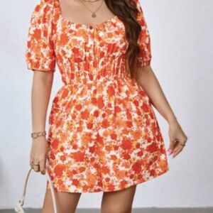 Orange Romper
